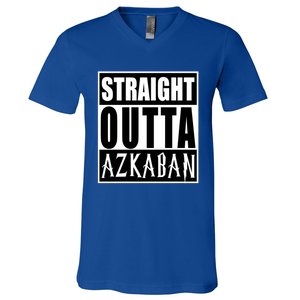 Straight Outta Askaban Funny Graphic Cute Gift V-Neck T-Shirt