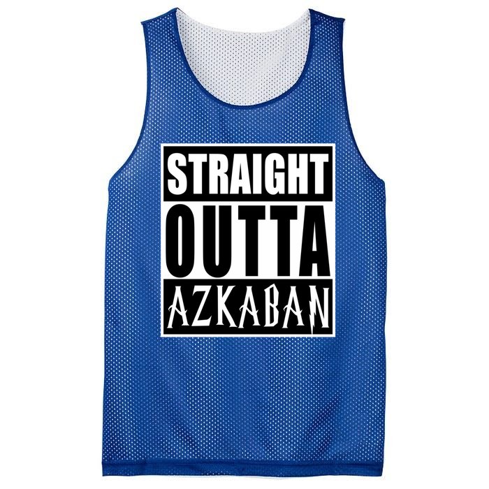 Straight Outta Askaban Funny Graphic Cute Gift Mesh Reversible Basketball Jersey Tank