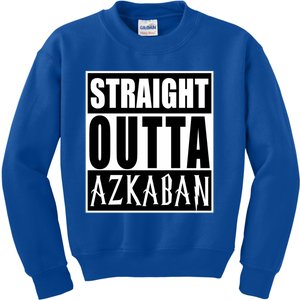 Straight Outta Askaban Funny Graphic Cute Gift Kids Sweatshirt