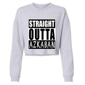 Straight Outta Askaban Funny Graphic Cute Gift Cropped Pullover Crew