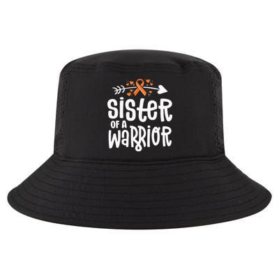 Sister Of A Warrior Orange Family Leukemia Cancer Awareness Cool Comfort Performance Bucket Hat