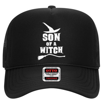 Son Of A Witch Funny Witch Inspired Gifts Trucker Hat