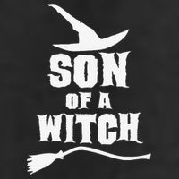 Son Of A Witch Funny Witch Inspired Gifts Golf Towel