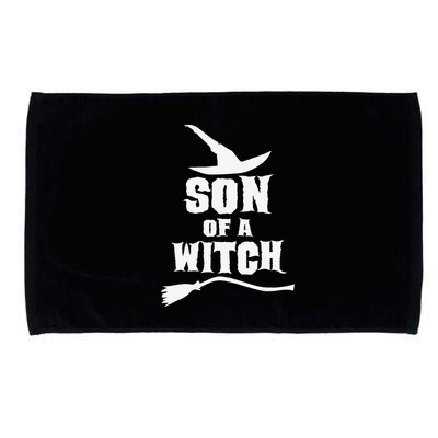 Son Of A Witch Funny Witch Inspired Gifts Microfiber Hand Towel