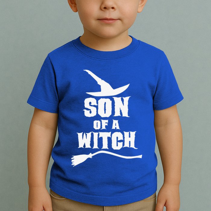 Son Of A Witch Funny Witch Inspired Gifts Toddler T-Shirt
