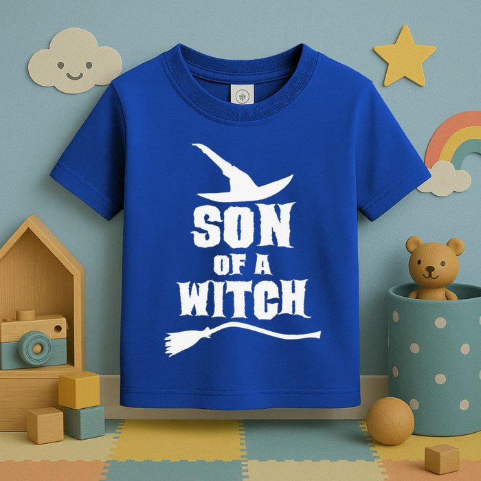 Son Of A Witch Funny Witch Inspired Gifts Toddler T-Shirt