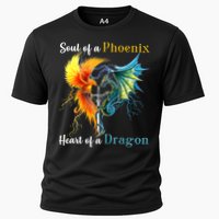 Soul Of A Phoenix Heart Of A Dragon Cooling Performance Crew T-Shirt