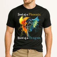 Soul Of A Phoenix Heart Of A Dragon Cooling Performance Crew T-Shirt