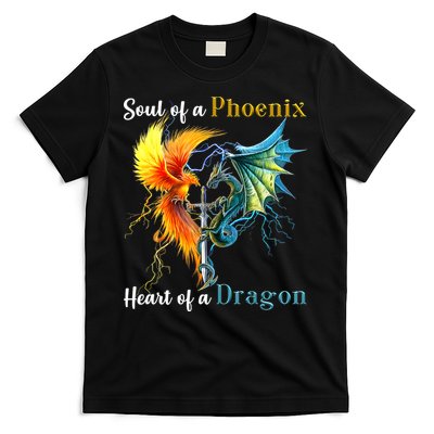 Soul Of A Phoenix Heart Of A Dragon T-Shirt