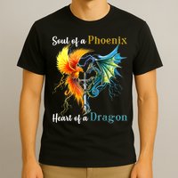 Soul Of A Phoenix Heart Of A Dragon T-Shirt