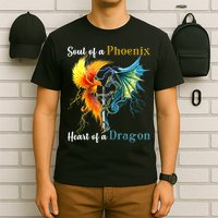 Soul Of A Phoenix Heart Of A Dragon T-Shirt