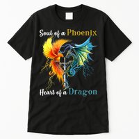 Soul Of A Phoenix Heart Of A Dragon Tall T-Shirt