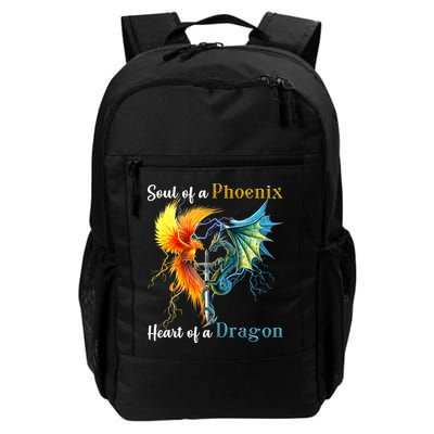 Soul Of A Phoenix Heart Of A Dragon Backpack