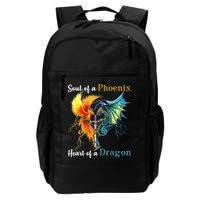 Soul Of A Phoenix Heart Of A Dragon Backpack