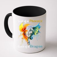 Soul Of A Phoenix Heart Of A Dragon Mug