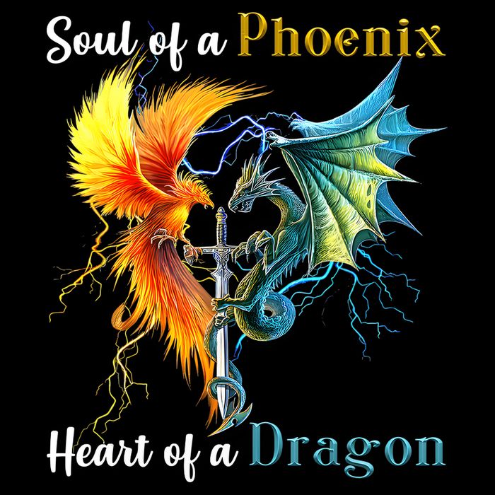 Soul Of A Phoenix Heart Of A Dragon Mug