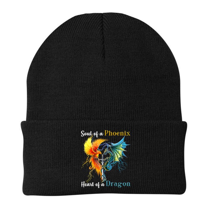 Soul Of A Phoenix Heart Of A Dragon Beanie