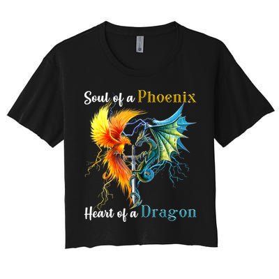 Soul Of A Phoenix Heart Of A Dragon Crop Top