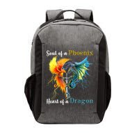 Soul Of A Phoenix Heart Of A Dragon Vector Backpack