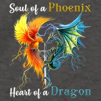 Soul Of A Phoenix Heart Of A Dragon Vector Backpack