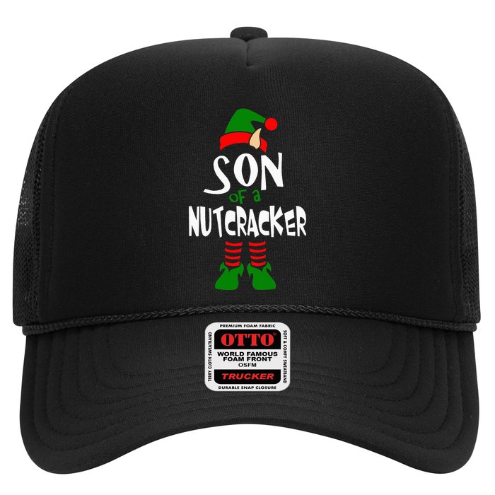 Son Of A Nutcracker Funny Elf Trucker Hat