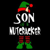 Son Of A Nutcracker Funny Elf Valucap Bio-Washed Visor