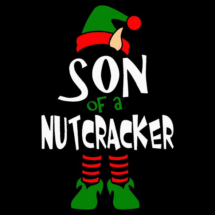 Son Of A Nutcracker Funny Elf Valucap Bio-Washed Visor