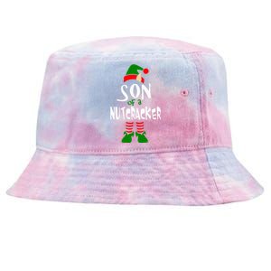 Son Of A Nutcracker Funny Elf Tie-Dyed Bucket Hat