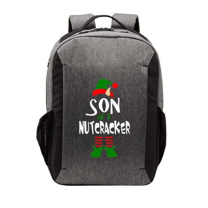 Son Of A Nutcracker Funny Elf Vector Backpack