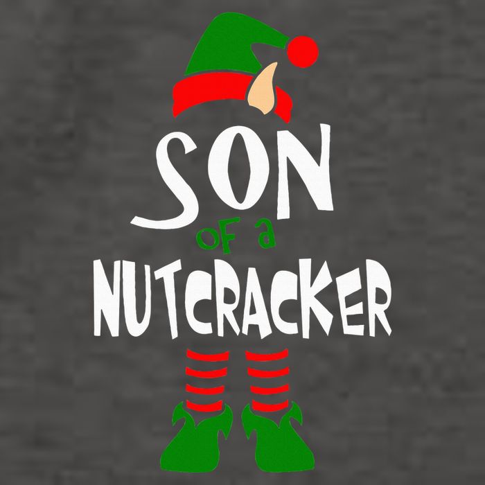 Son Of A Nutcracker Funny Elf Vector Backpack