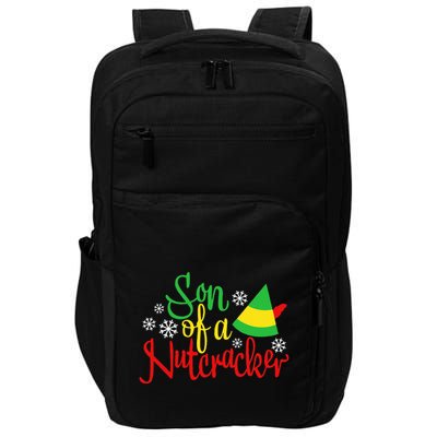Son Of A Nutcracker Funny Christmas Costume Impact Tech Backpack