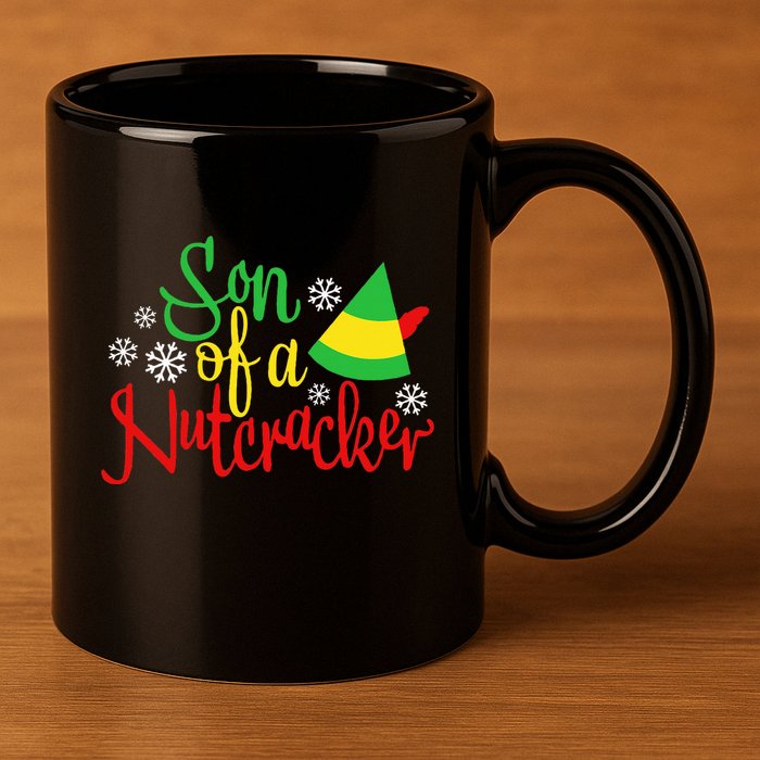 Son Of A Nutcracker Funny Christmas Costume 11oz C Handle Ceramic Mug