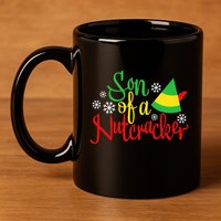 Son Of A Nutcracker Funny Christmas Costume 11oz C Handle Ceramic Mug