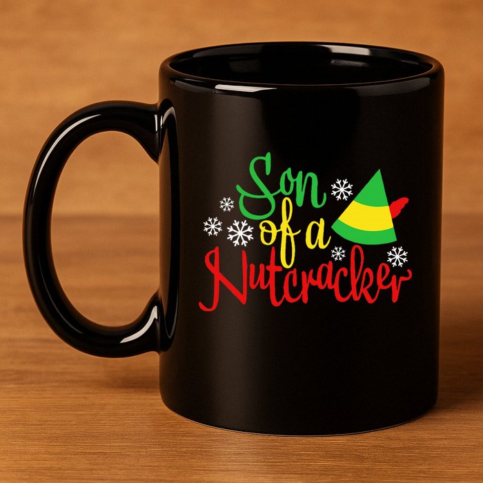 Son Of A Nutcracker Funny Christmas Costume 11oz C Handle Ceramic Mug