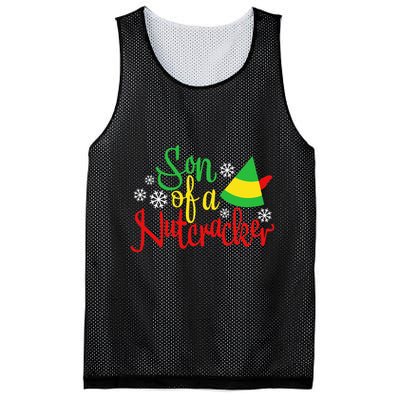 Son Of A Nutcracker Funny Christmas Costume Mesh Reversible Basketball Jersey Tank
