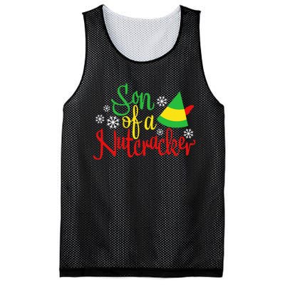 Son Of A Nutcracker Funny Christmas Costume Mesh Reversible Basketball Jersey Tank