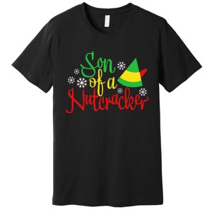 Son Of A Nutcracker Funny Christmas Costume Premium T-Shirt