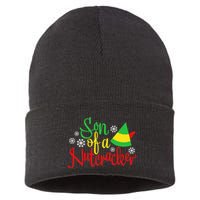 Son Of A Nutcracker Funny Christmas Costume Sustainable Knit Beanie