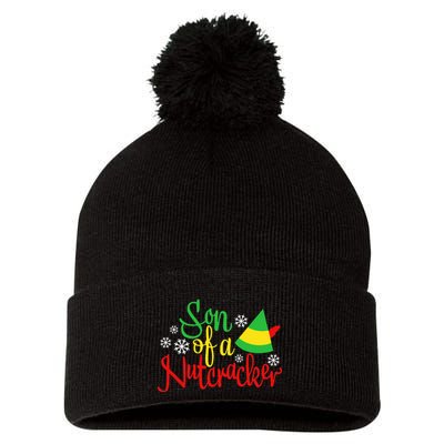 Son Of A Nutcracker Funny Christmas Costume Pom Pom 12in Knit Beanie