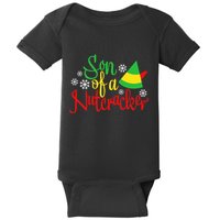 Son Of A Nutcracker Funny Christmas Costume Baby Bodysuit