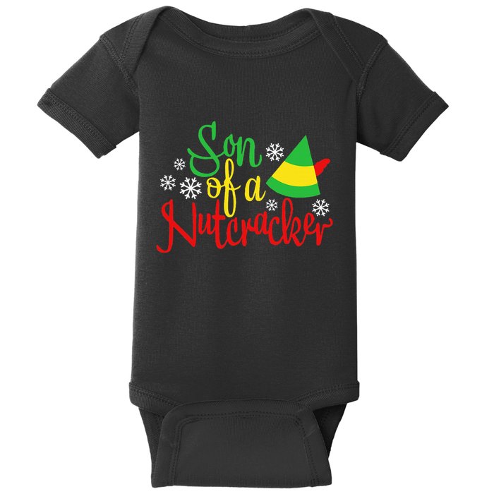 Son Of A Nutcracker Funny Christmas Costume Baby Bodysuit