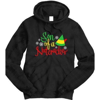 Son Of A Nutcracker Funny Christmas Costume Tie Dye Hoodie