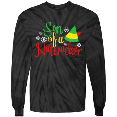 Son Of A Nutcracker Funny Christmas Costume Tie-Dye Long Sleeve Shirt