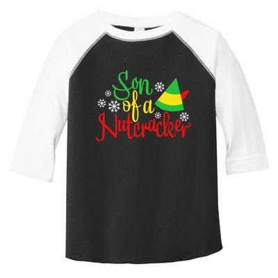 Son Of A Nutcracker Funny Christmas Costume Toddler Fine Jersey T-Shirt