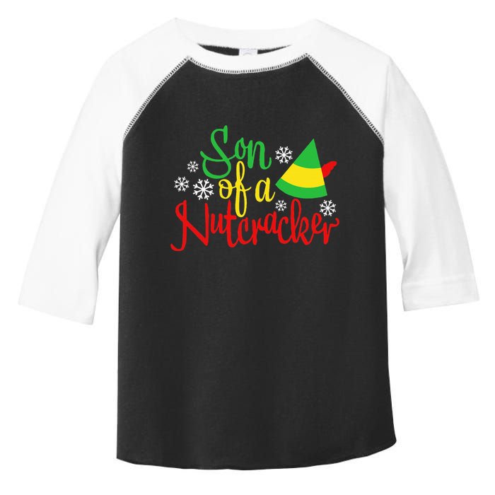 Son Of A Nutcracker Funny Christmas Costume Toddler Fine Jersey T-Shirt