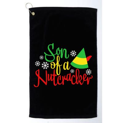 Son Of A Nutcracker Funny Christmas Costume Golf Towel