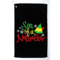 Son Of A Nutcracker Funny Christmas Costume Golf Towel