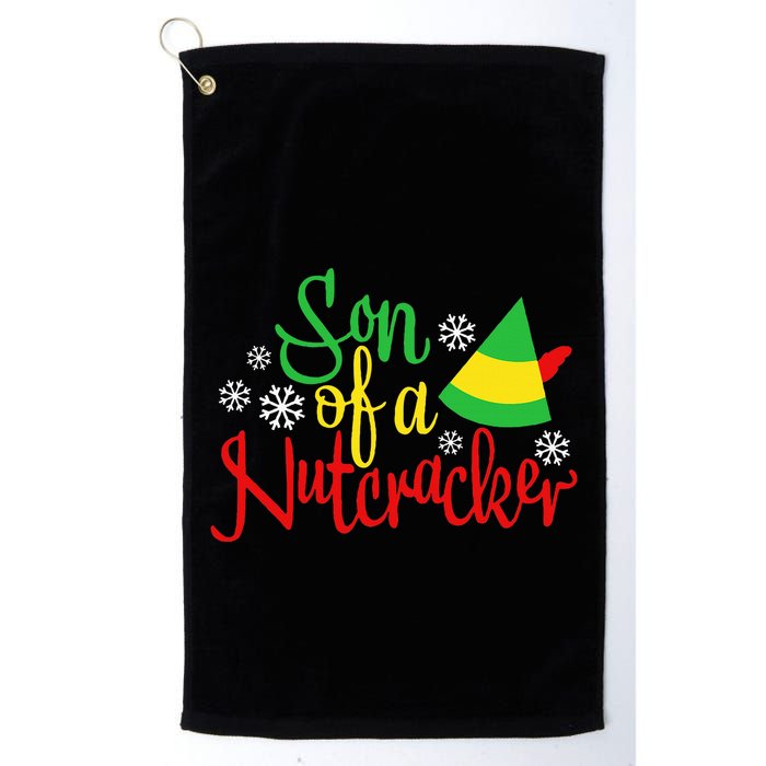 Son Of A Nutcracker Funny Christmas Costume Golf Towel