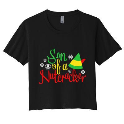 Son Of A Nutcracker Funny Christmas Costume Crop Top