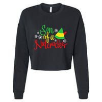 Son Of A Nutcracker Funny Christmas Costume Cropped Pullover Crew
